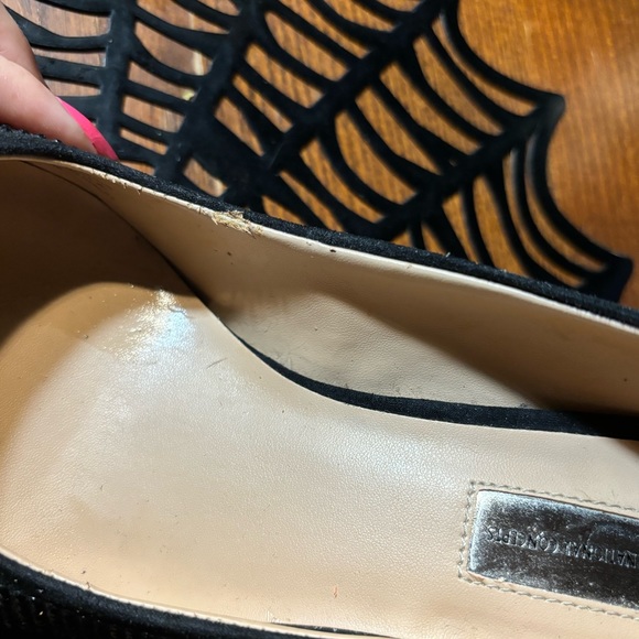 Inc International Concepts Sparkly Pointed Black Heels - Picture 9 of 11